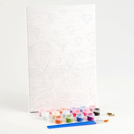 Picture on numbers on canvas with a capadokia subframe 20x30 cm-1