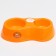 Double round bowl, 27 x 16 x 6.5 cm, orange