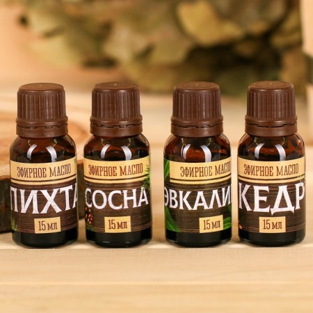 Set 4 essential oils 15 ml "owner of the bath!"-1
