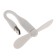 Fan with a flexible housing Luazon Lof-05, USB, 11 cm, white