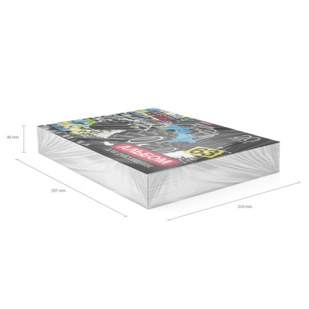 Album for drawing A4, 20 sheets, block 120 g/m², glue, Erich Krause "Track Car", 100% whiteness, solid substrate-5