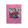 A4, 550 μm elastic band, Erichkrause "Tropical", up to 300 sheets, embossing "Sand"