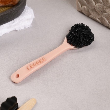 New Year's figure soap "Spoon with black caviar" 15g-1