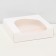 Self -assembly box, 20 x 20 x 5 cm, white