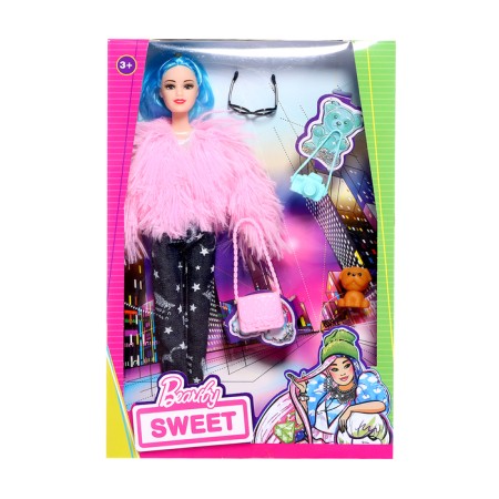 Carbonnic “stylish little thing” doll with a pet and accessories, mix-14