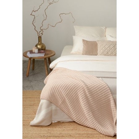 Essential pillowcase set, size 50x70 cm, 2 pcs, cream color-7