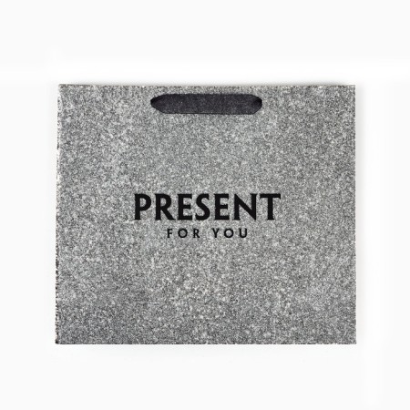 Laminated horizontal “Gift for you”, glitter, m, 30 × 26 × 9 cm-3