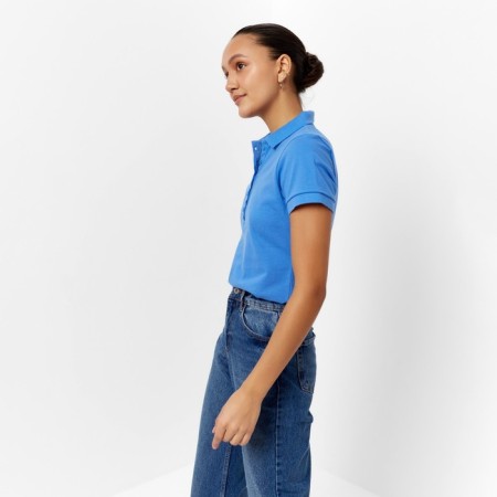 T-shirt (Polo) Women's Minaku Regular Fit: Vasilkov color, river 48-1