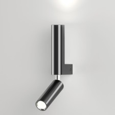 Wall lamp EUROSVET PITCH 40020/1, LED, 6 W, 4200K, 300LM, 35x35x255 mm, black color, pearls
