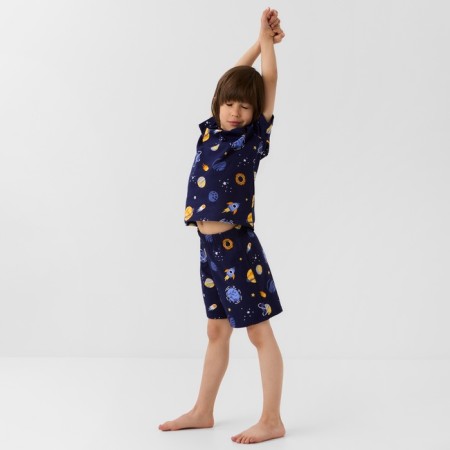 Pajama nursery (T-shirt and shorts) KAFTAN Space, RR 36 (134-140)-2