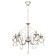 Frederick chandelier 5x40W E14 white+gold 58x58x65 cm Bayerlux