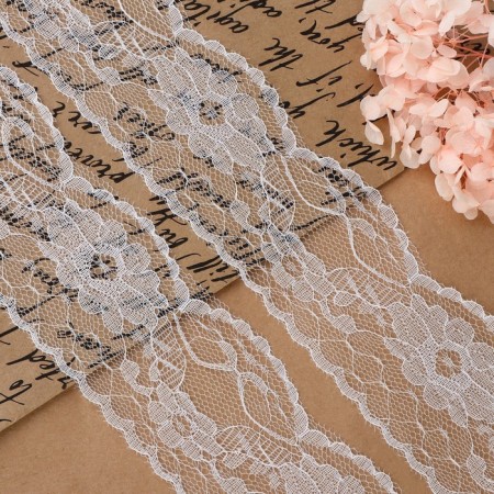 Capricon lace, 55 mm × 10 ± 1 m, white color-1