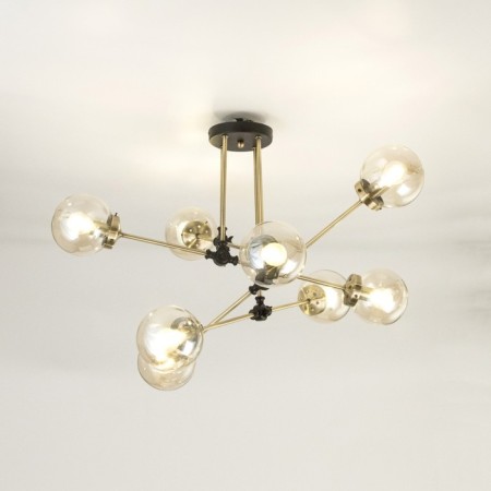 Cutilux Cutilux chandelier CL105185 85x85x50 cm, 5x40W, E14, brown color-4