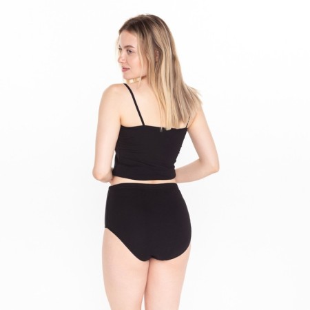 Panties female slips, black color, size 48 (xl)-4