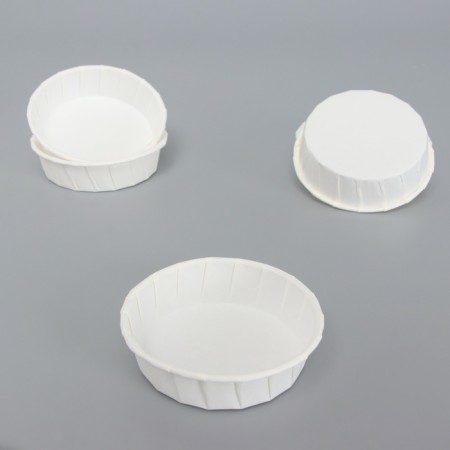 Baking uniform "Maffin", white, 7.5 x 2.5 cm
