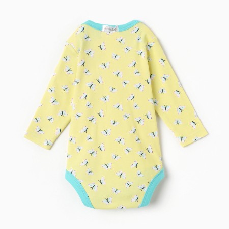 Body baby, yellow color, height 62 (1-3 months)-4