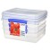 A set of double sistema containers, 2 l x 3 pcs.