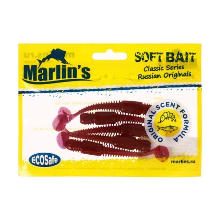 Vibro -tail Marlin’s Golian, 8.6 cm 3.4 g, color T19, in the package of 5 pcs.-1