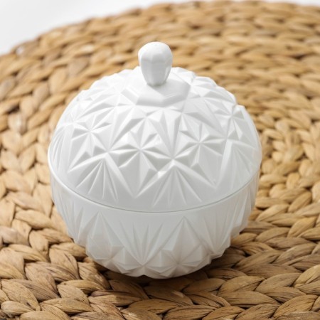 Sugar with a lid "charm", 350 ml, white color-3