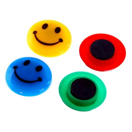 Water -based colored markers with a washing machine 4 pcs., 4 magnets-3