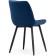 Stew Metal Seda Metal/Velur, Black/Blue 50x56x82 cm