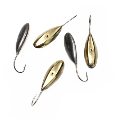 Mormyshka soldering yaman seed, weight 2.49 g, brass, packaging 5 pcs.