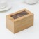 Tea house, 2 sections, 14 × 18 × 8 cm, bamboo