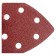 The triangle grinding bison 35583-080, perforated, P80, 93 x 93 x 93 mm, 5 pcs.