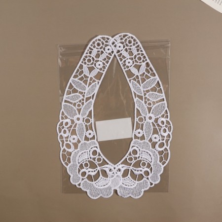Gypury collar, 25 × 7 cm, white color-7