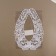 Gypury collar, 25 × 7 cm, white color