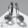 Earrings with Rainbow Day rhinestones