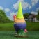Garden figure "Dwarf with a mushroom" 44x16x16cm mix