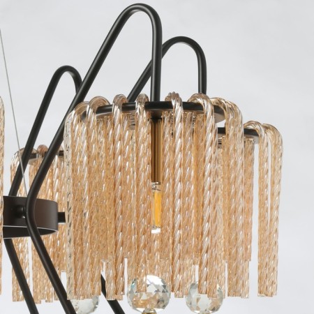 Lavinia chandelier, size 84x120x84 cm, 480W 8xe14-9