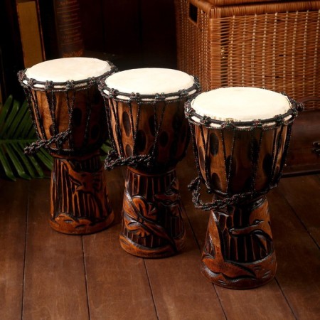 Souvenir musical instrument "Drum Dzhembe" MIX 30x16x16 cm-13