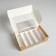 Box for eclairs with inserts - 5 pcs “Happy New Year”, 25.2 x 15 x 7 cm, New Year