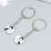 Take Black Glass "Two girlfriends - telephone conversation" set 2 pcs 7.8x2 cm
