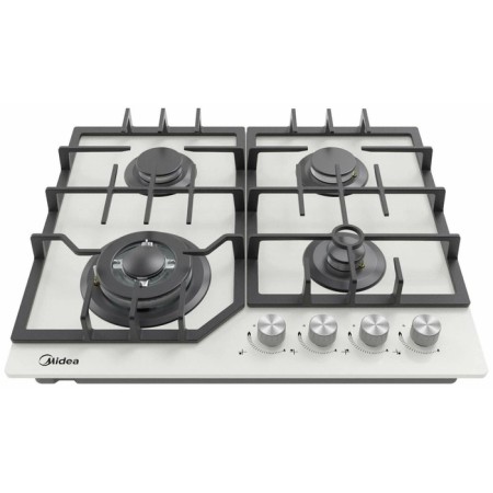 Hob Midea MG643TGW, gas, 4 burners, white-1