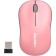 Mouse Dareu Wireless LM106G Pink-Grey (pink with gray), DPI 1200, receiver 2.4GHZ