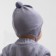 Combineson Children's Knitted Minaku, height 80-86, gray-blue color