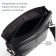 Male bag, black color