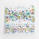 Formal Money envelope "Happy Birthday", delicate flowers, 17.5 x 8 cm