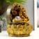 The desktop fountain from the network, the backlight "Golden Ganesh at the fountain with patterns" 26x20.5x15 cm