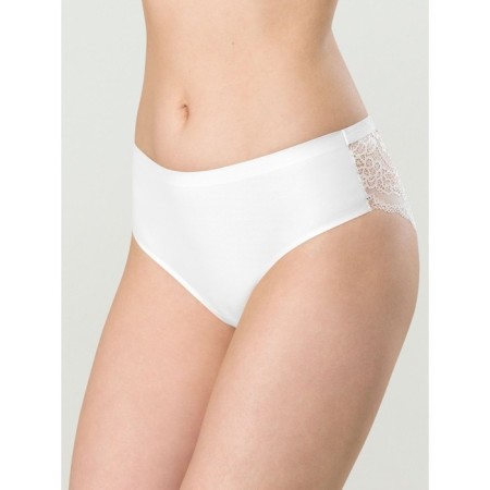 Women's underpants, size 54, white color-1