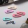 Invisibility for hair "Beatrice" (set 6 pcs) shine, 5 cm, mix