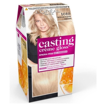 L’Oreal CASTING CREME GLOSS, without ammonia, a shade of 1010 lightly blond-light perekal hair