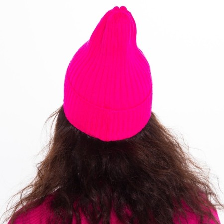 Female Winter hat, pink color, size 52-56-4