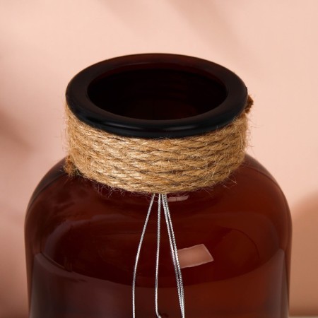 Vase for flowers, brown, 1000 ml.-2