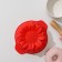 Baking uniform “Sunflower”, silicone, 15.3 × 13 cm, internal size 12 × 12 × 4.5 cm, red red color