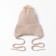 Children's hat minku, rr 35-40, beige color