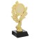 Cup with laurel branch, plastic stand black, 17.3 x 6.4 x 9 cm